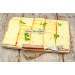 Raclette tranchée 800g | Raclette artisanale | Fruitière de Fontain